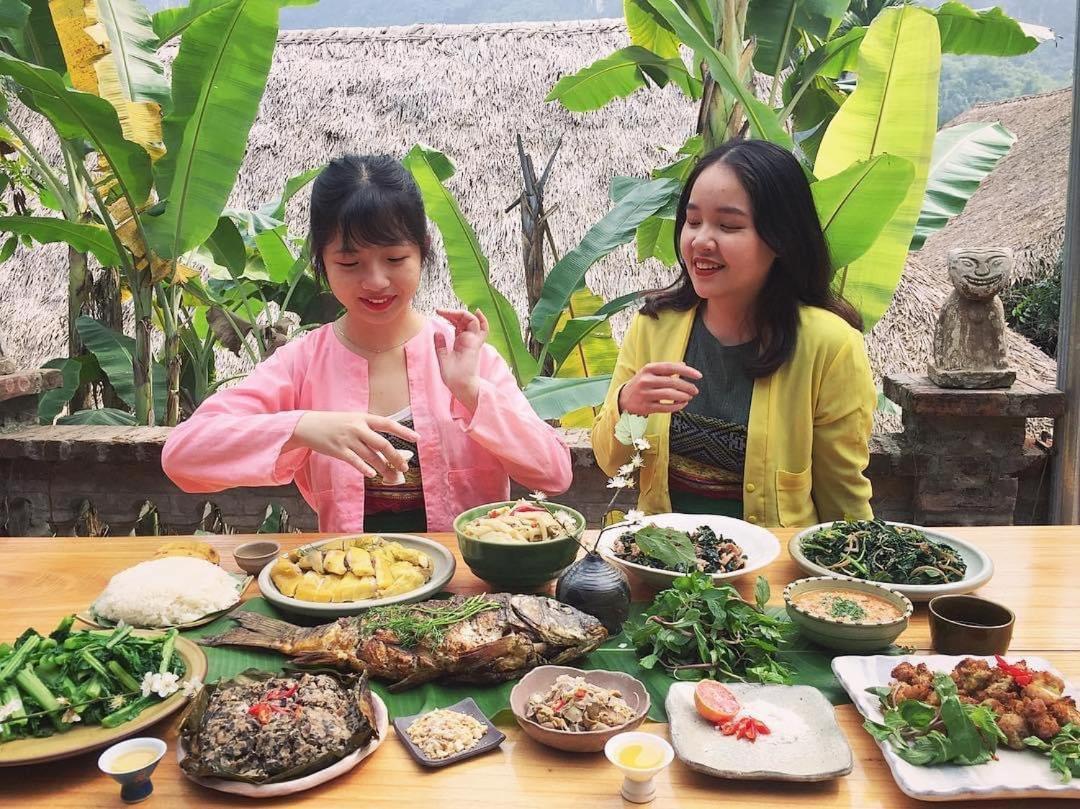 מלון Muong Retreat- Nghi Duong Xanh Trong Bao Tang Van Hoa Nghe Thuat,Hòa Bình מראה חיצוני תמונה